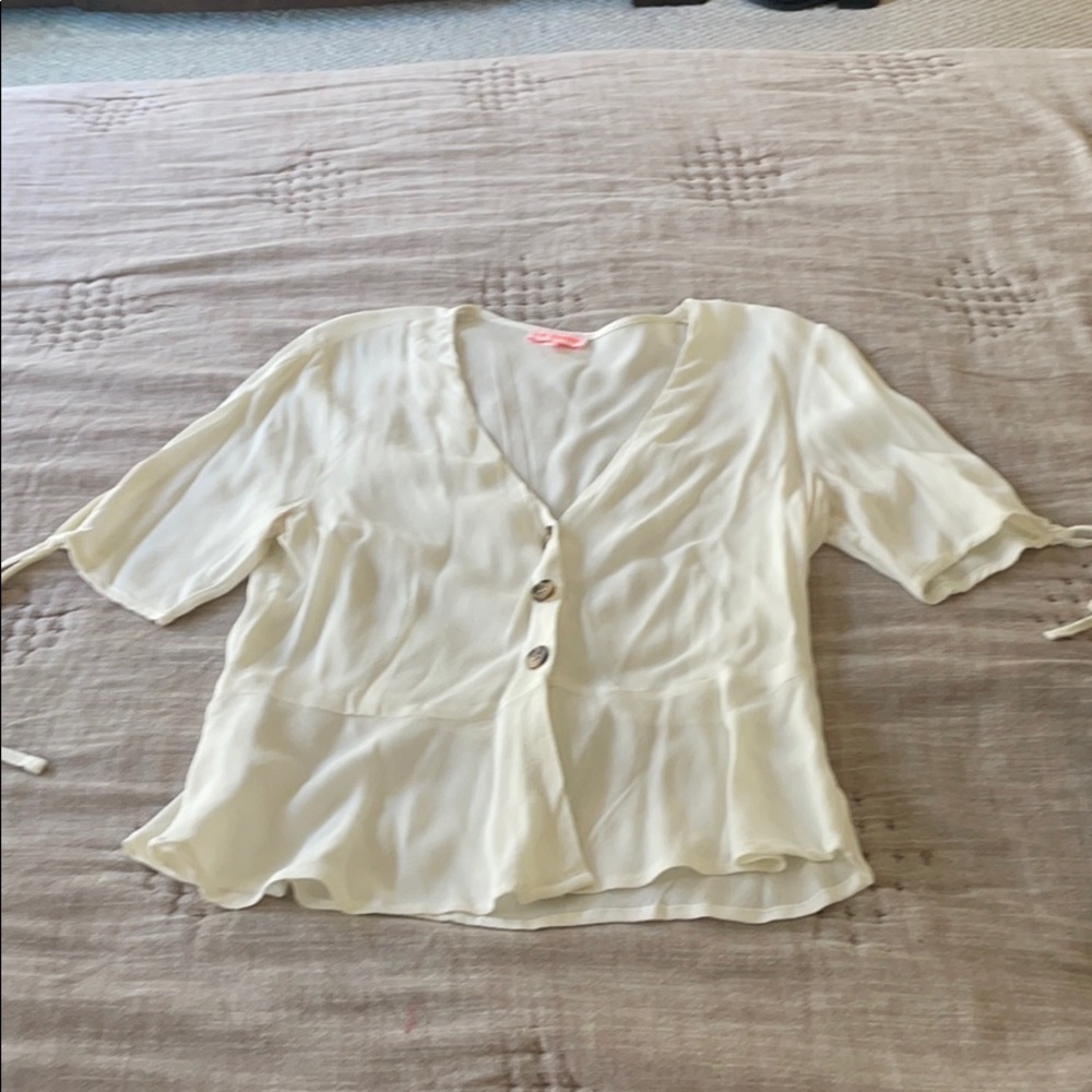 Re:named Button Front Blouse